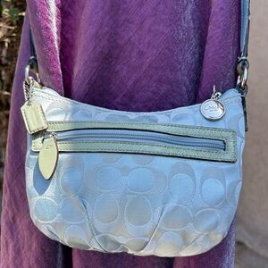 Coach Light Blue 2000s Crossbody Bag 🩵
